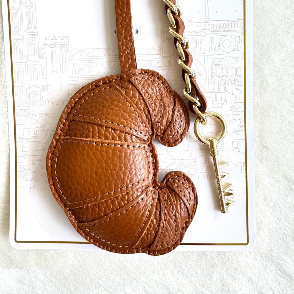 La Via Firenze Made in Italy Croissant Bag Charm - Picture 2 of 4